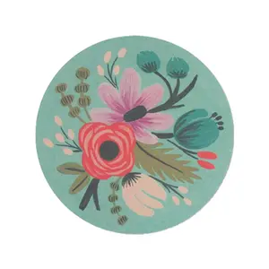 4" Round Full Color 60 pt Pulp Board Coaster