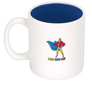 450 Ml. (15 Fl. Oz.) 'C' Handle Two-Tone Mug