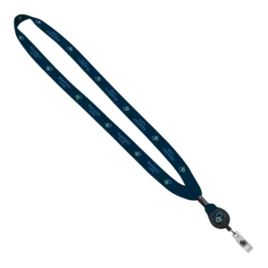 5/8" Dye-Sublimated Lanyard w/ Retractable Badge Reel