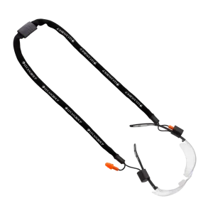 Polyester Eyewear Retainer w/ Crimp & Earplugs - 5/8"