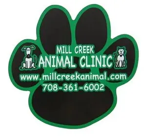 Personalized Paw Shaped Magnet - 5"