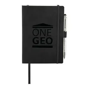 Custom Revello Soft Bound JournalBook - 5"X7" with Pen Loop & Ribbon Marker