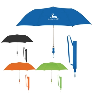 58" Automatic Telescopic Foldable Umbrella