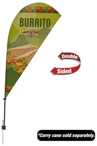 6.5' Value Teardrop Sail Sign Kit (Double-Sided with Value Spike)