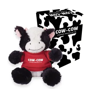 Cuddly Cow With Custom Box - 6"