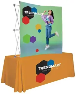 6' Curved Splash Tabletop Display Face Kit (Recycled Polyester Knit)