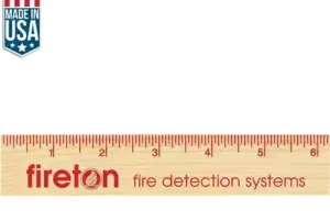 Custom Logo Wood Ruler - 6" Natural Finish