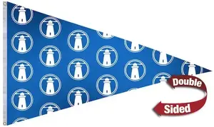 6' x 10' Polyester Pennant Flag Double-Sided