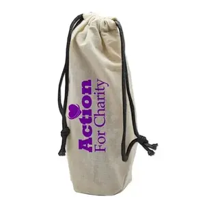 Personalized Canvas Drawstring Tote Bag