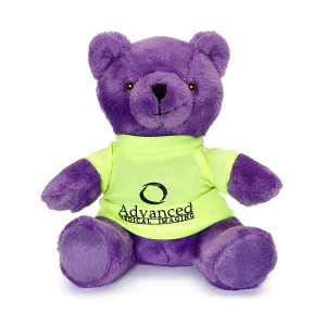 Promotional Extra Soft Purple Bear - 7"