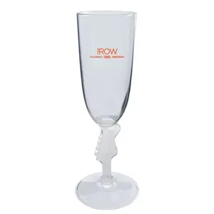 7 oz. Novelty Stem Plastic Champagne Flute