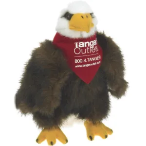 Plush Bald Eagle Beanie - 8.5"