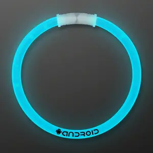 8 inch Dark Aqua Glow Bracelets