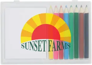 8-Piece Colored Pencil Art Set In Case