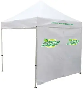 8' Tent Wall with Middle Zipper (Full-Color Imprint)