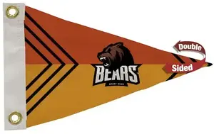 8" x 12" Nylon Pennant Flag Double-Sided