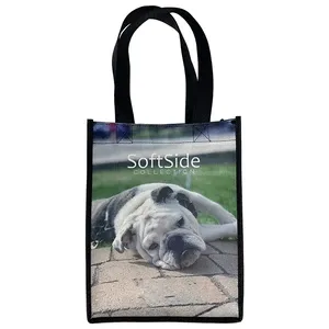 80G PET Tote Bag: 13" W x 13" H x 5" D