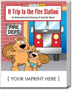 A Trip to the Fire Station Coloring & Activity Book