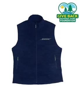 ACE Men's Full Zip Polar Fleece Vest