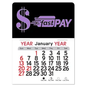 Personalized Logo Dollar Sign Peel-N-Stick Calendar