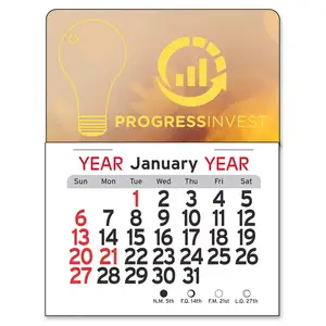Custom Light Bulb Calendar - Peel-N-Stick®