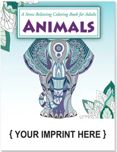 Adult Coloring Book - Animals Stress Relieving Coloring Book for Adults