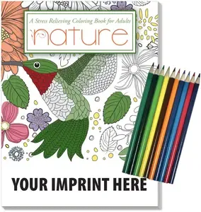 Adult Coloring Book - Nature Stress Relieving Coloring Book for Adults