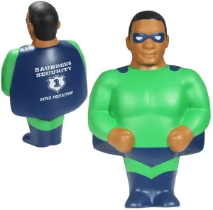 Custom African American Super Hero Stress Reliever