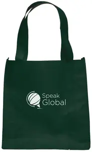 Custom Aisle Hopper Tote Bag with 1 Color Logo