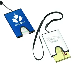 Aliante RFID Secure Card Holder and Lanyard for Business Cards and Credit Cards