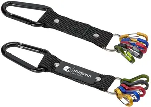 Custom Color-Code Aluminum Carabiner Key Strap