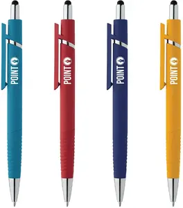 Custom Softy Plastic Pen with 1-Color Imprint