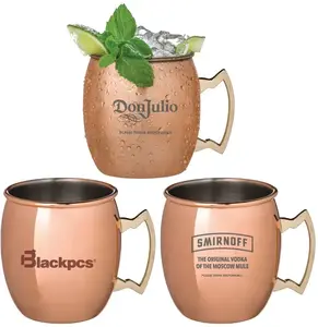 Custom Moscow Mule Mug - Copper Plated (17 oz.)