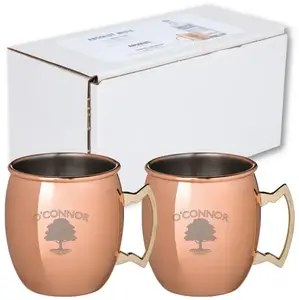 Custom Moscow Mule Mug Set - 2 Pack