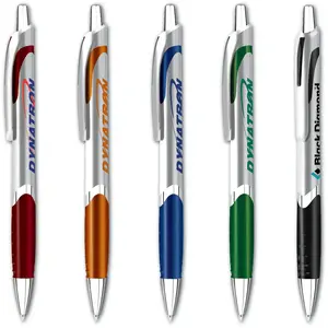 Iridescent Grip Retractable Ballpoint Promotional Pen