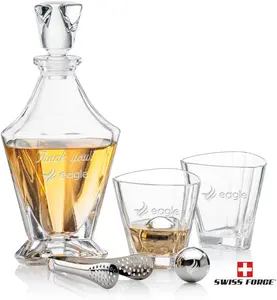 Arellano 3pc Decanter Set & S/S Ice Balls