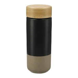Custom Arlo Ceramic Tumbler with Bamboo Lid - 11oz