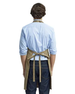 Artisan Collection by Reprime Unisex Cotton Chino Bib Apron