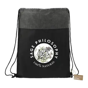 Custom EcoSmart Drawstring Bag - Recycled Polyester