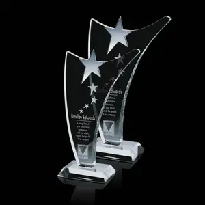 Custom Chrome Starburst Award - Personalized Recognition Trophy