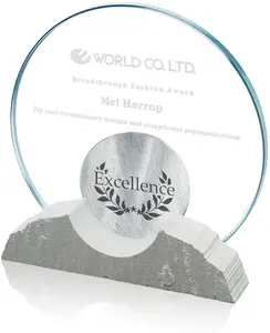 Customized Sandstone and Glass Avelon Award