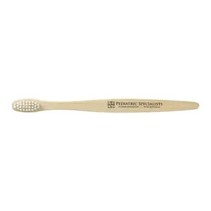 Custom Junior Bamboo Toothbrush - Eco-friendly