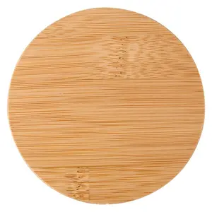 Bamboo Lid-Covered Glass Container