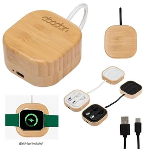 Bamboo Wireless Earbuds & Watch Charger