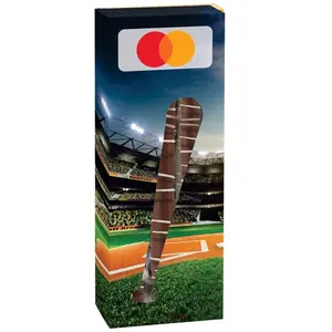 Baseball Bat Window Soft Touch Pretzel Box