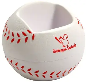 Customized Baseball Stress Reliever Desktop Bin