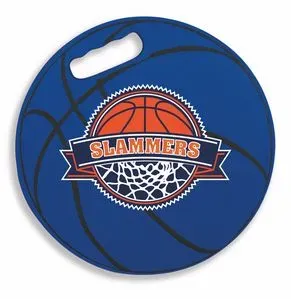 Basketball Shaped Foam Bleacher Cushion - USA Made!