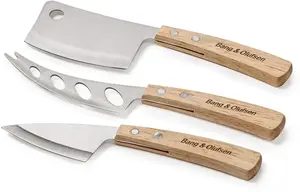 Batali Premium 3pc Cheese Knife Set for Exquisite Entertaining