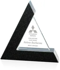 6" Benson Custom Awards with Starfire and Granite Design