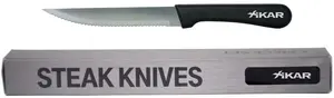 Imprinted Black Handle Knife